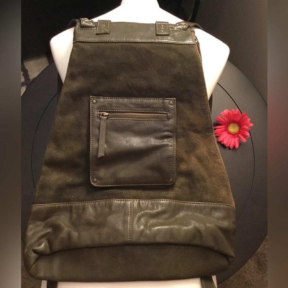 NWT Free People We The Free Sage Backpack Bitter Olive One Size